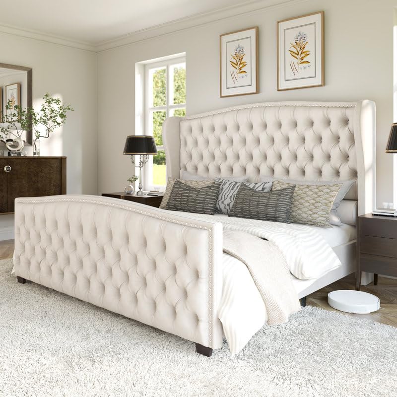 IMPERIAL ROUALE TUFTED UPHOLSTERED BED