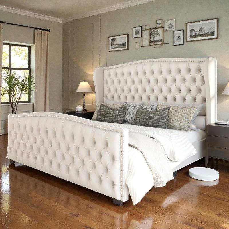 IMPERIAL ROUALE TUFTED UPHOLSTERED BED