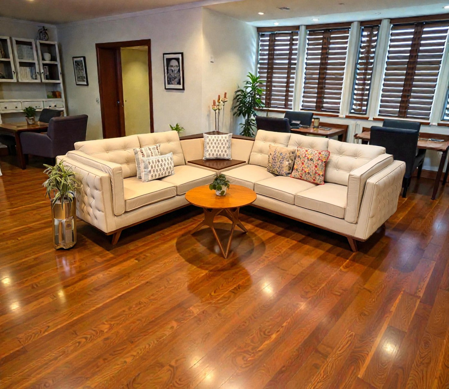 IVORY CLOUD LUXE L-SHAPE SOFA