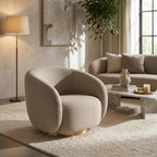 IVORY ORBIT ACCENT CHAIR