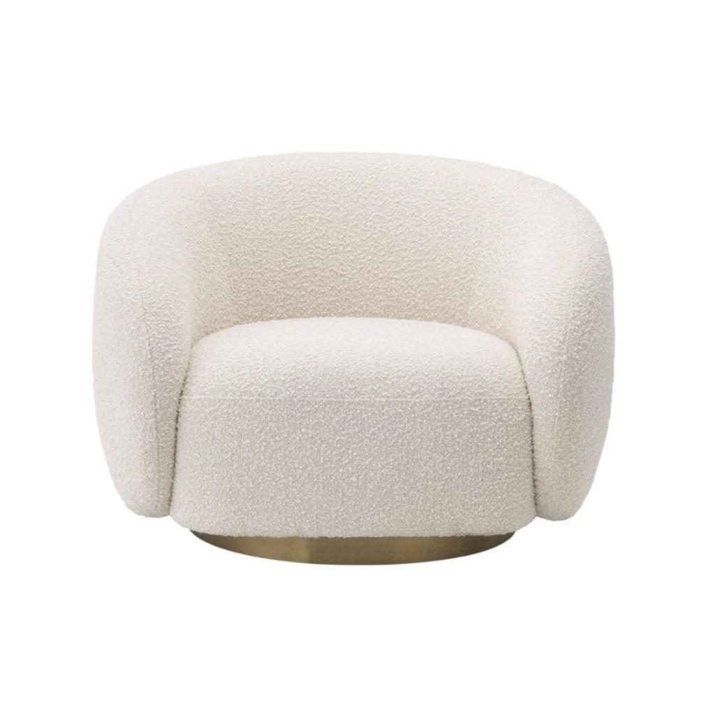 IVORY ORBIT ACCENT CHAIR