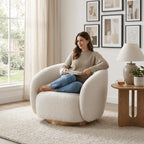 IVORY ORBIT ACCENT CHAIR
