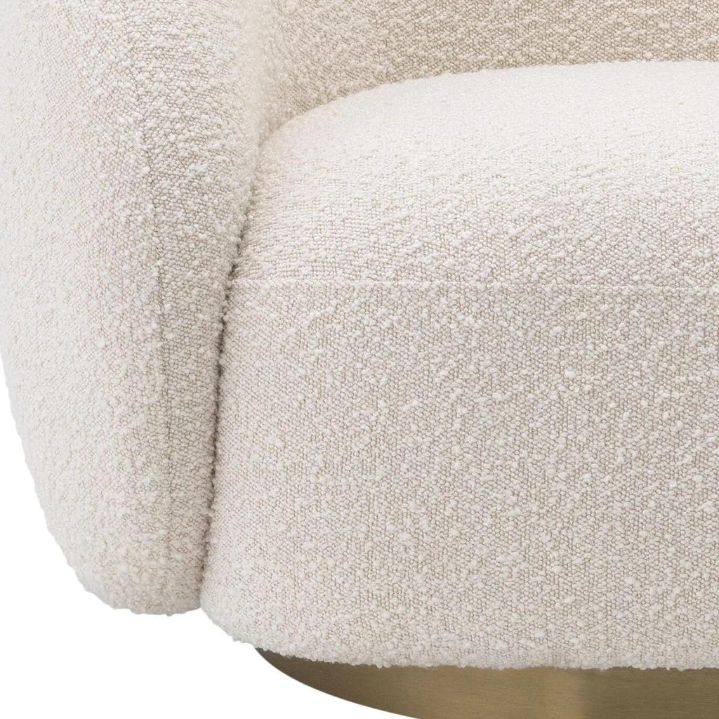 IVORY ORBIT ACCENT CHAIR