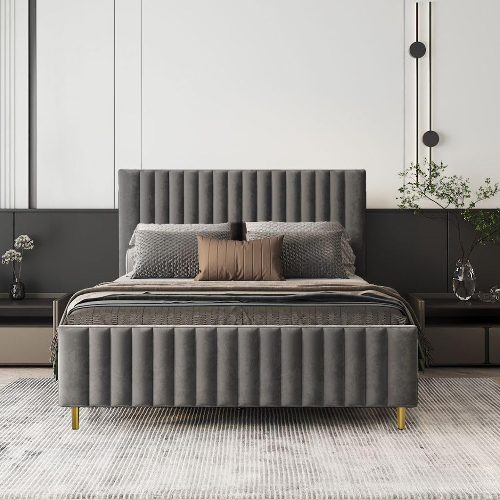 LINEA LUXE CHANNEL UPHOLSTERED BED