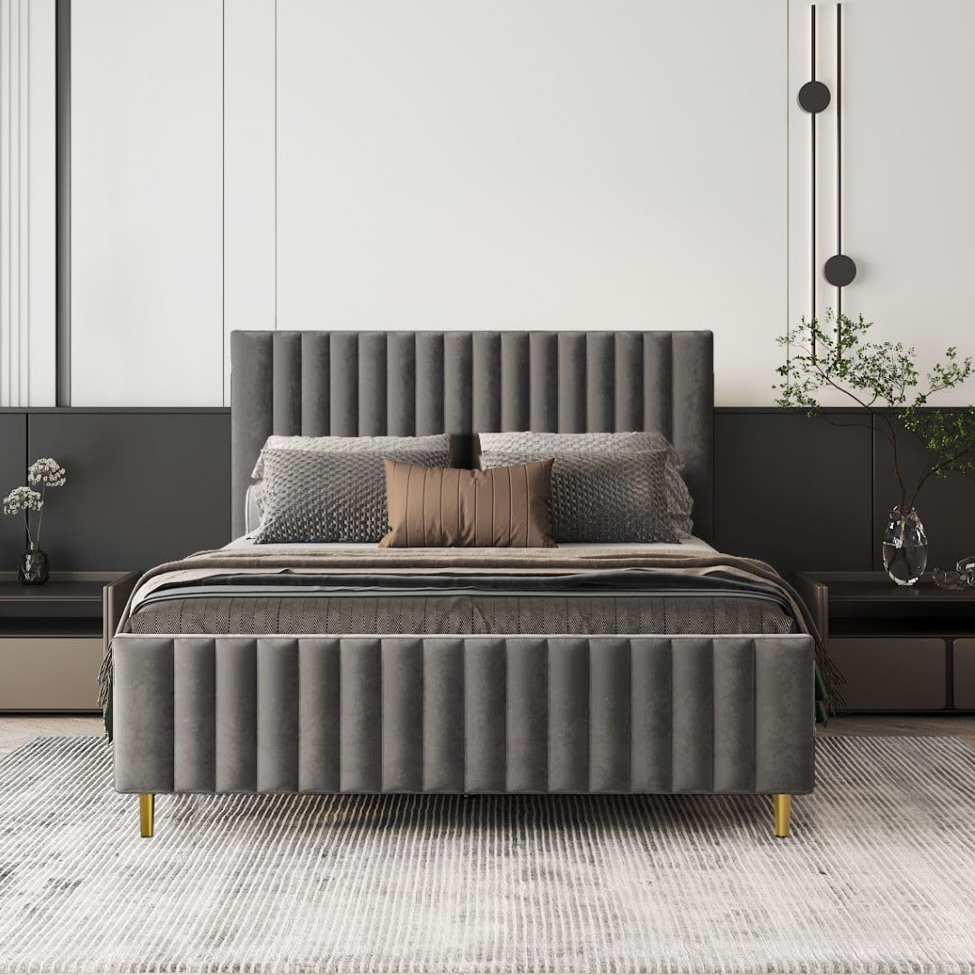 LINEA LUXE CHANNEL UPHOLSTERED BED