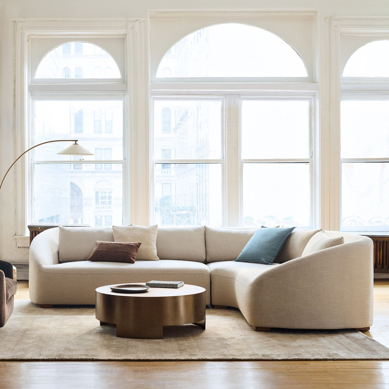 LUNA CURVE L-SHAPE 6 SEATER SOFA