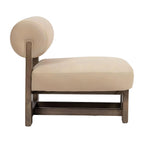 LUNA CONTEMPORARY WOODEN FRAME LOUNGE CHAIR