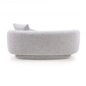 LUNARA PETITE LUXURY BOUCLE LOVERSEAT- WOODEN MANGO