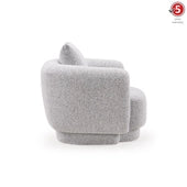 LUNARA PETITE LUXURY BOUCLE LOVERSEAT- WOODEN MANGO