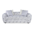 LUNARA CURVE LUXURY BOUCLE SOFA-WOODEN MANGO