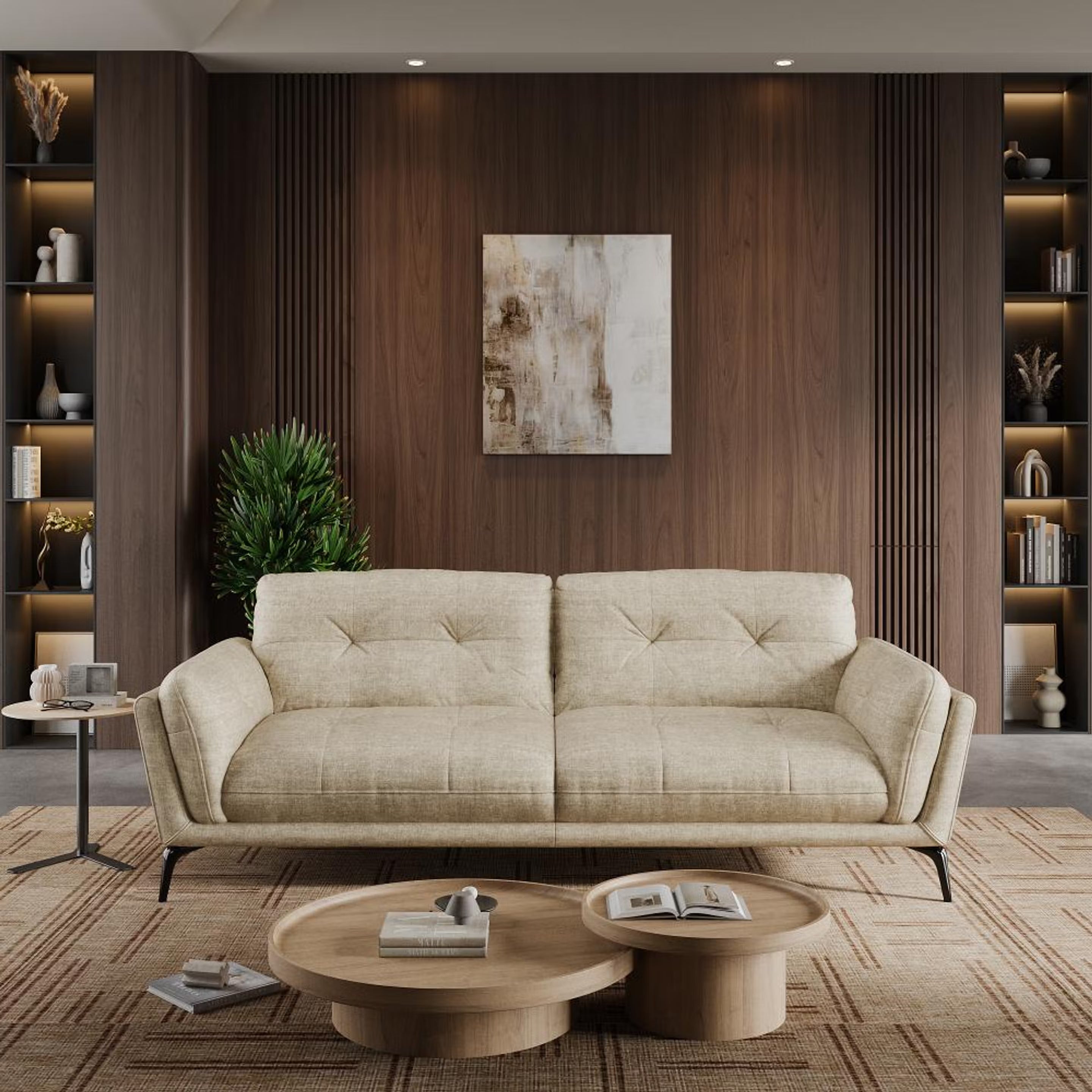 LUNARO LUXE FABRIC SOFA