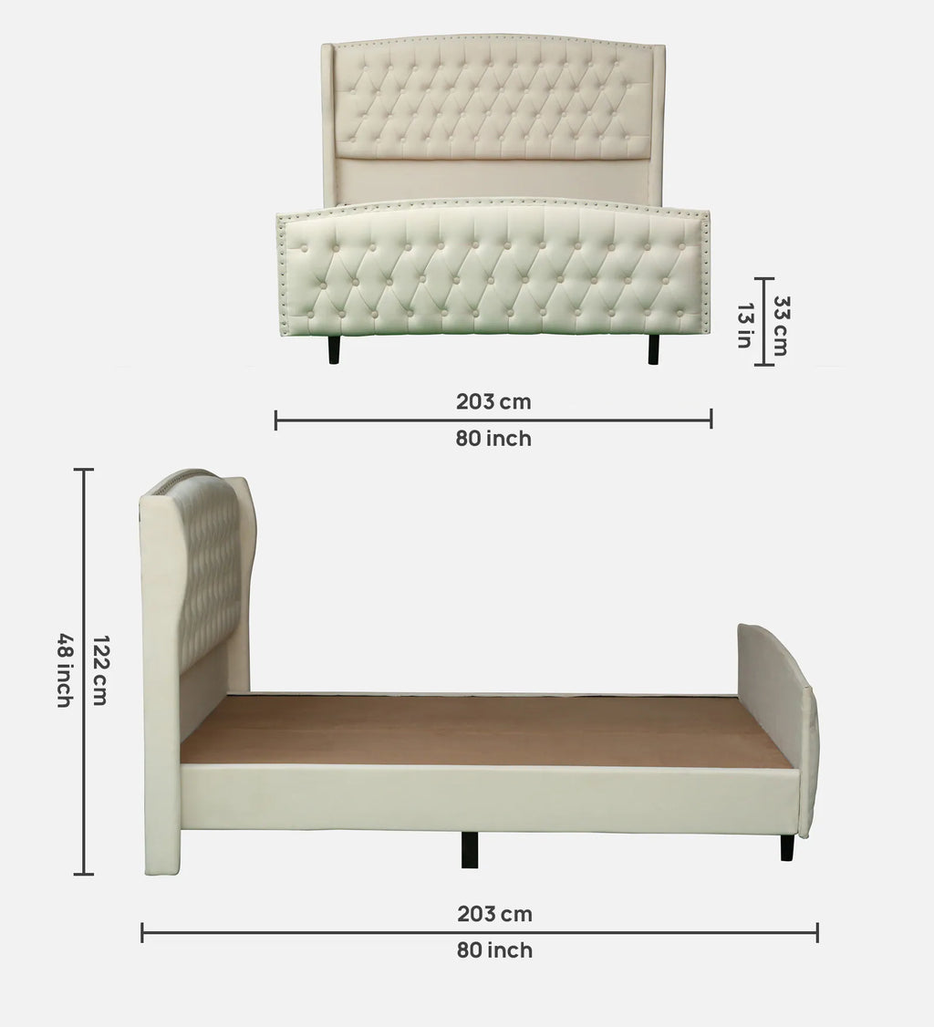 LUXE CHESTERFIELD UPHOLSTERED BED