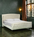 LUXE CHESTERFIELD UPHOLSTERED BED