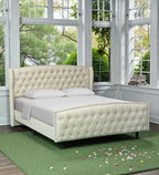LUXE CHESTERFIELD UPHOLSTERED BED