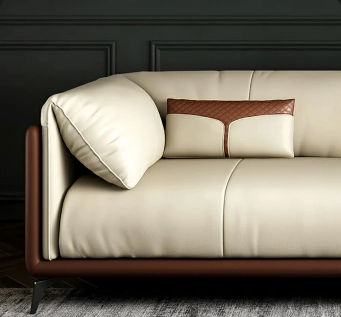 MILIANO CREST LUXURY UPHOLSTERED SOFA 3 SEATER