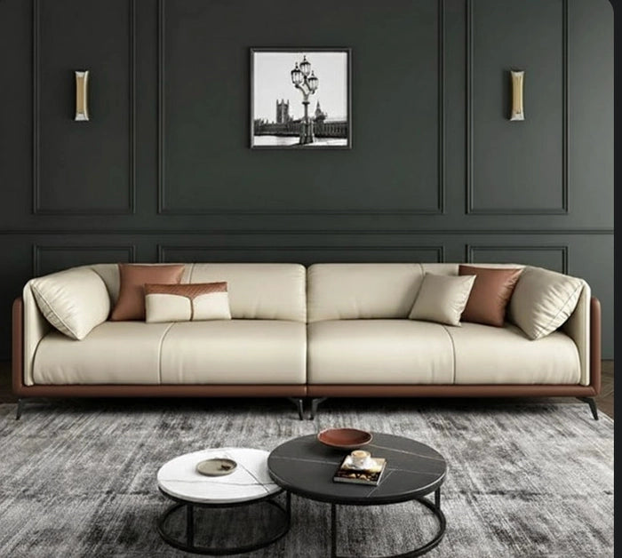 MILIANO CREST LUXURY UPHOLSTERED SOFA 3 SEATER