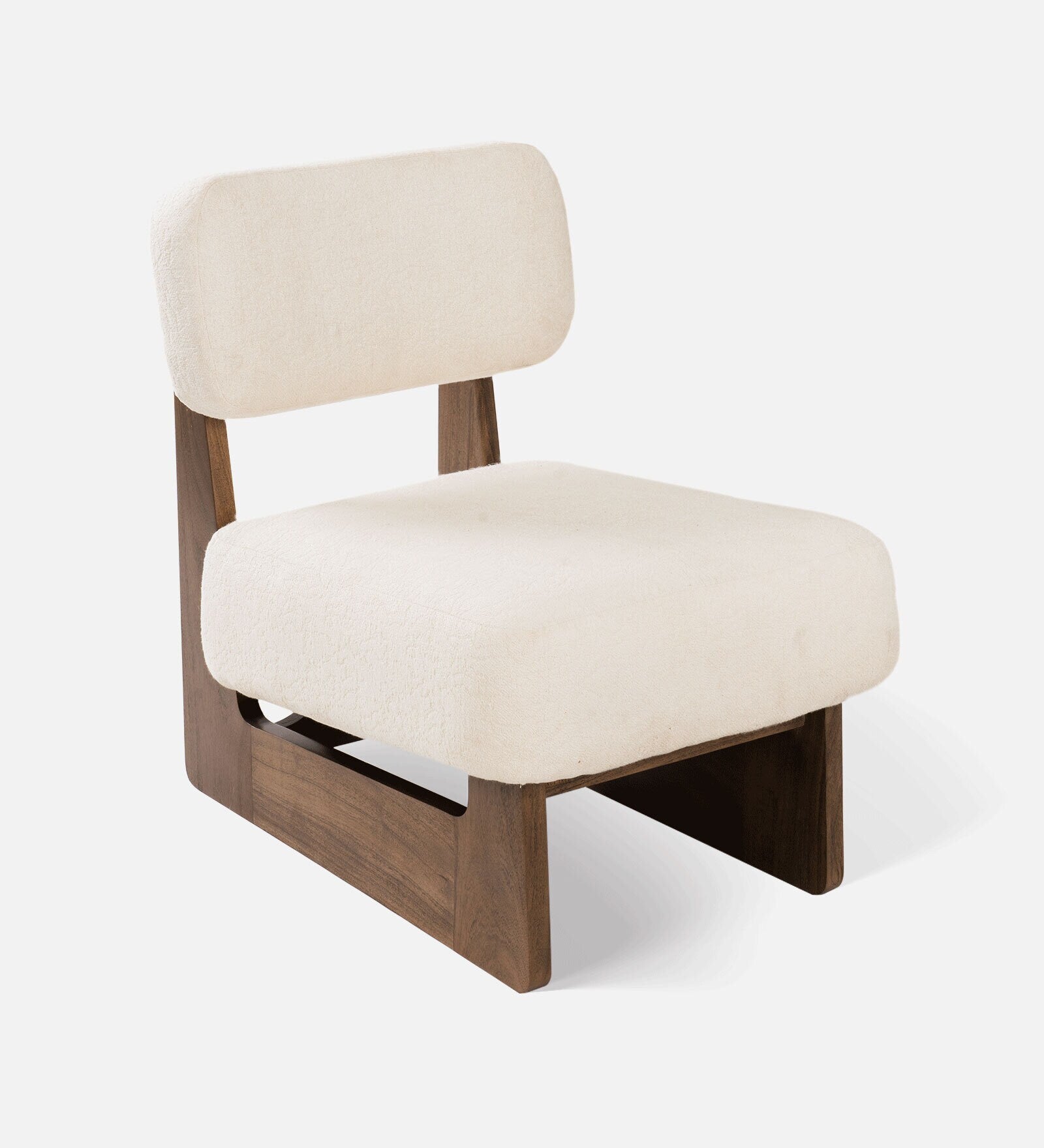 MINIMALIST WOODEN LOUNGE CHAIR