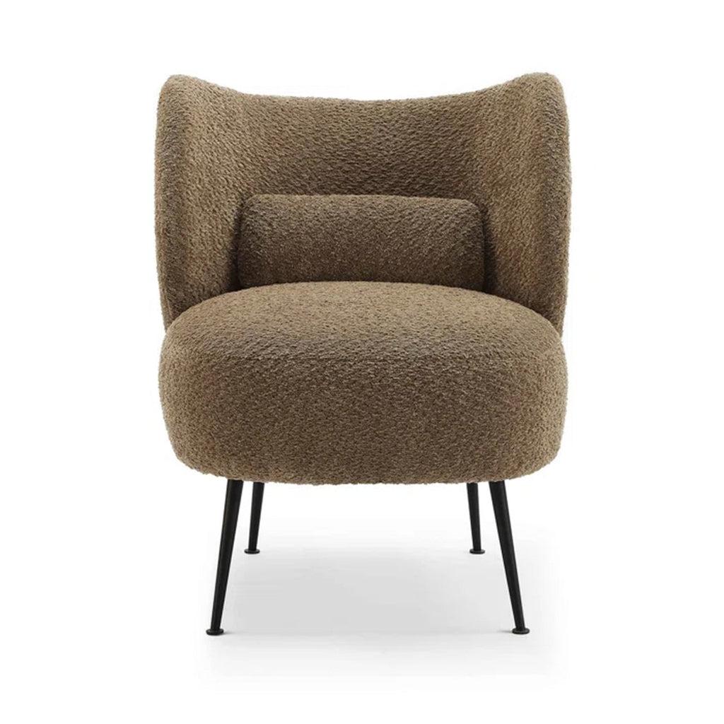 MOCHA CURVE DESIGNER LOUNGE CHAIR