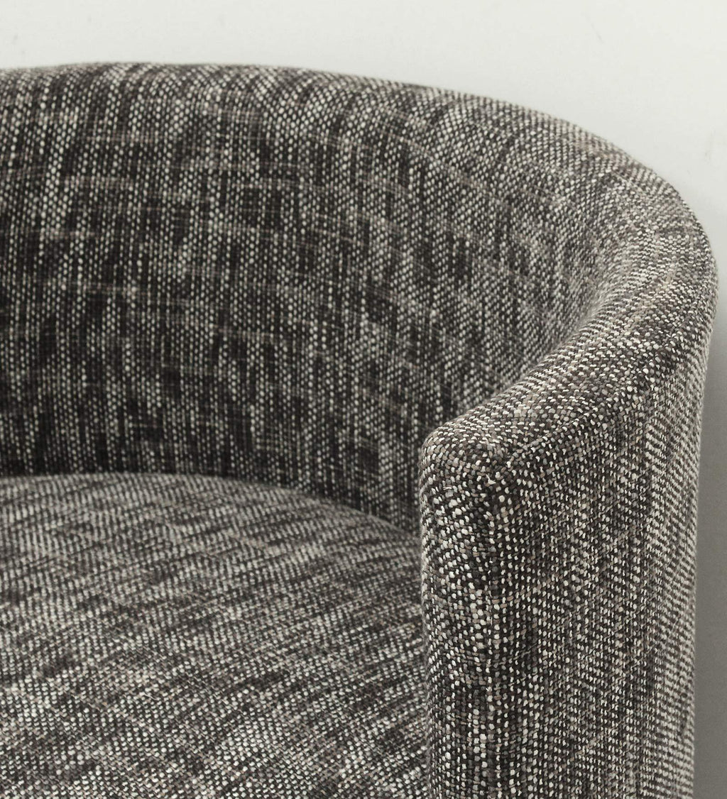MODERN CURVED BACK ACCENT CHAIR