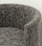 MODERN CURVED BACK ACCENT CHAIR