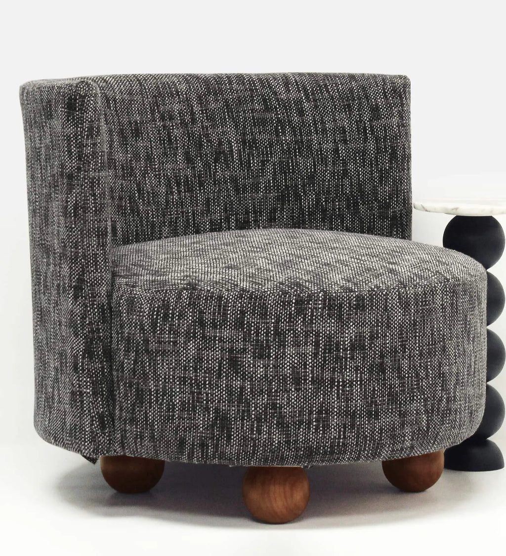 MODERN CURVED BACK ACCENT CHAIR