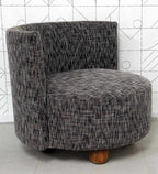 MODERN CURVED BACK ACCENT CHAIR