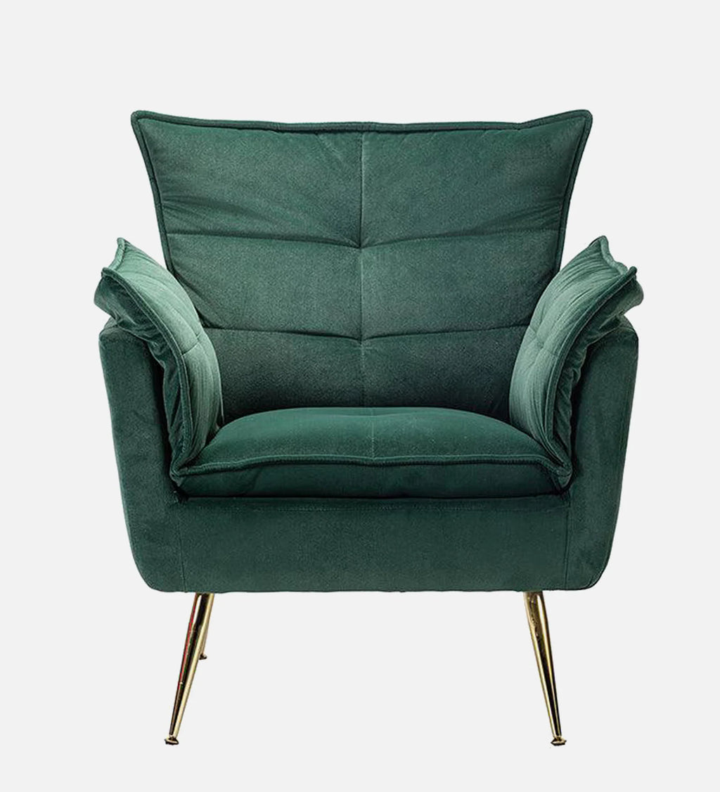 MODERN PLUSH VELVET ACCENT CHAIR