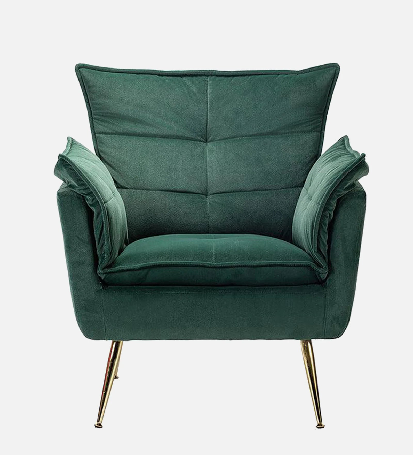 MODERN PLUSH VELVET ACCENT CHAIR