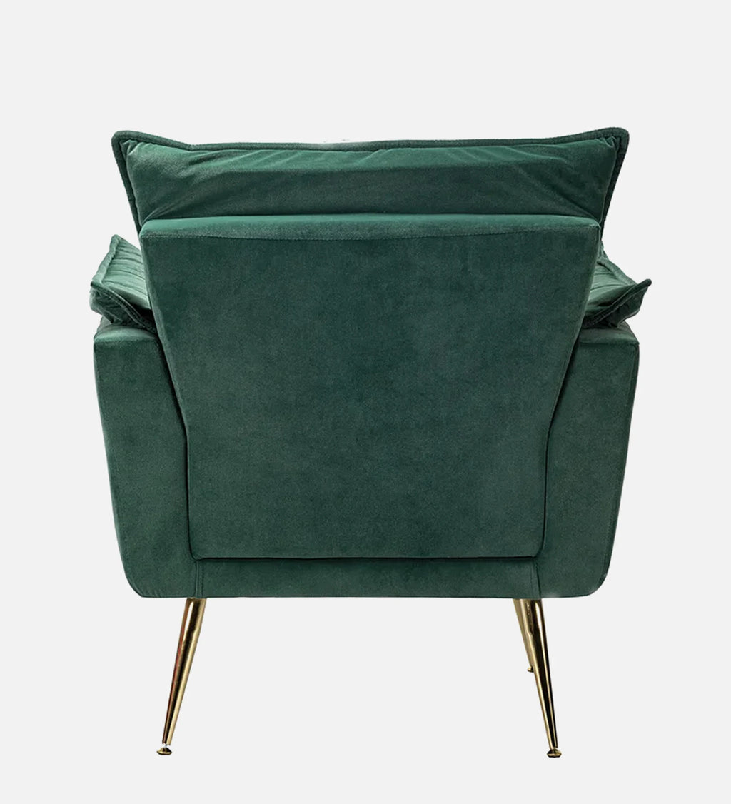 MODERN PLUSH VELVET ACCENT CHAIR