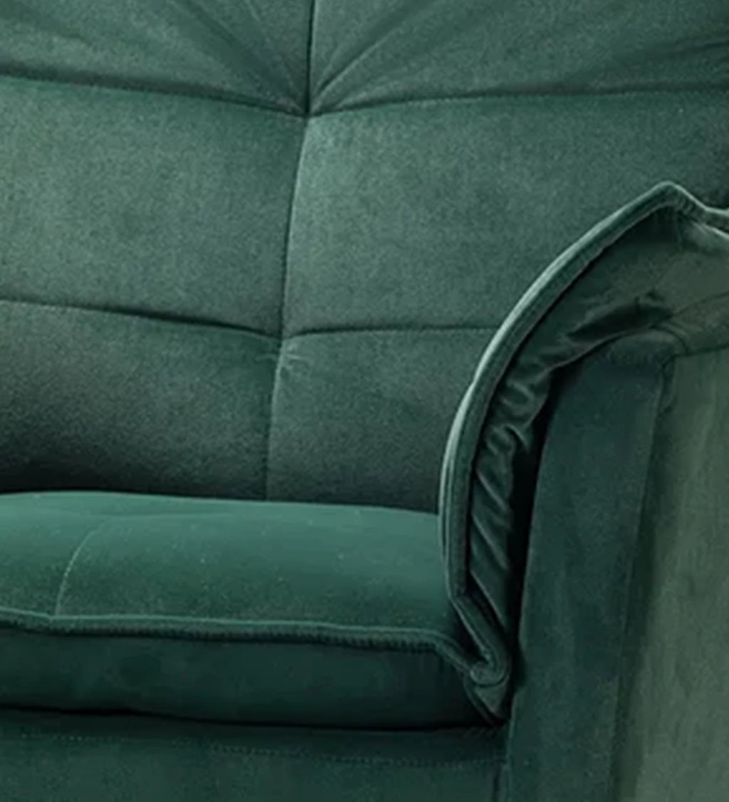 MODERN PLUSH VELVET ACCENT CHAIR