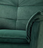 MODERN PLUSH VELVET ACCENT CHAIR