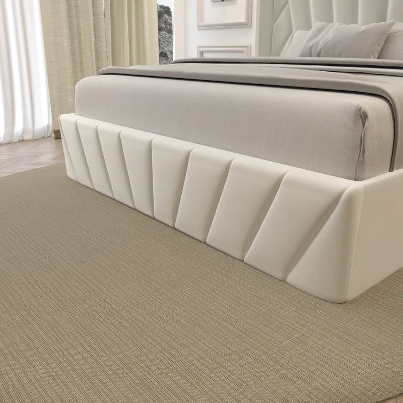MONACO GEOMETRIC LUXE UPHOLSTERED BED