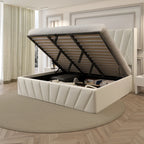 MONACO GEOMETRIC LUXE UPHOLSTERED BED