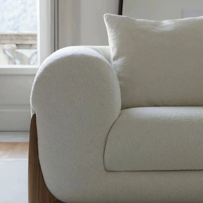 NIMBUS IVORY BOUCLE SOFA 3 SEATER