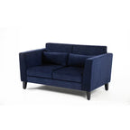 NOIR HAVEN LUXURY 3-SEATER SOFA=- WOODEN MANGO