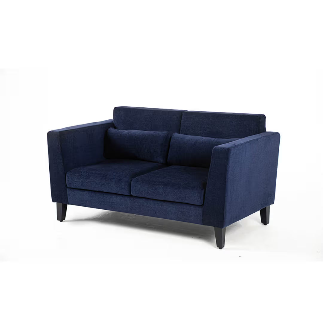 NOIR HAVEN LUXURY 3-SEATER SOFA=- WOODEN MANGO