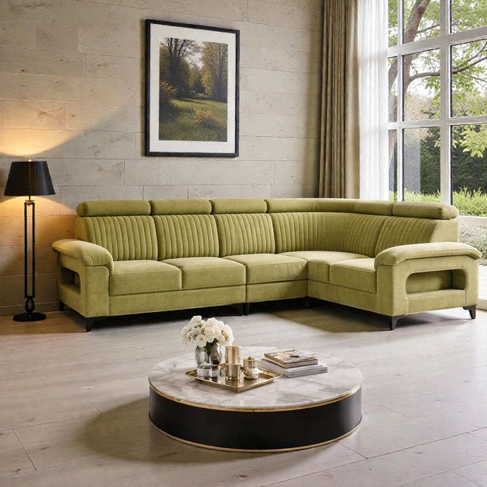 OLIVE CREST L-SHAPE SECTIONAL SOFA