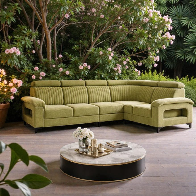 OLIVE CREST L-SHAPE SECTIONAL SOFA