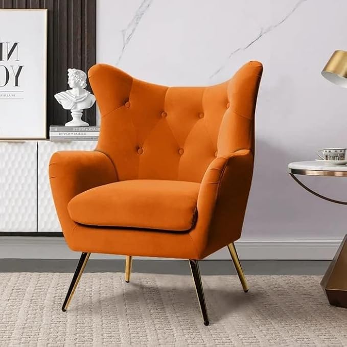 OPAL  LUXE UPHOLSTERED WING CHAIR
