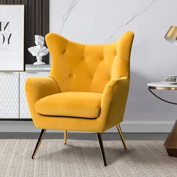 OPAL  LUXE UPHOLSTERED WING CHAIR