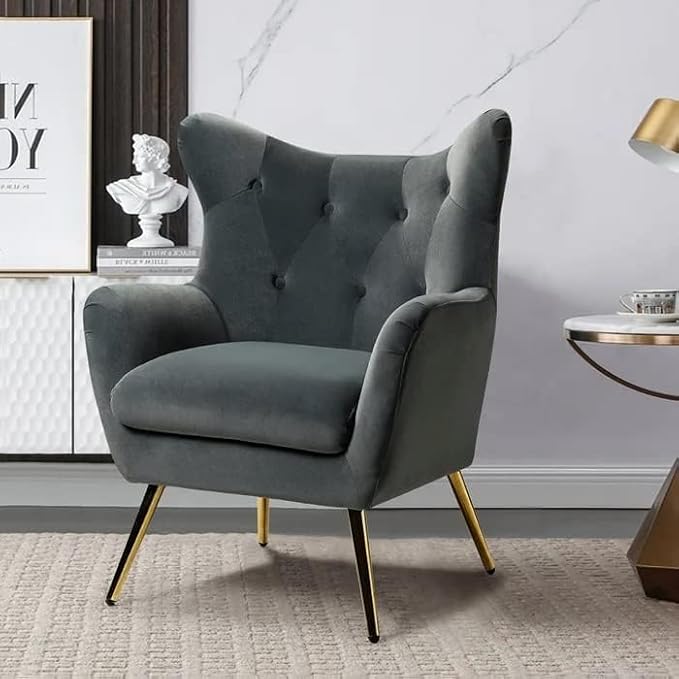 OPAL  LUXE UPHOLSTERED WING CHAIR