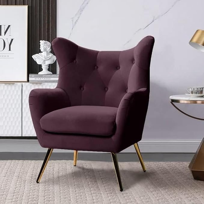 OPAL  LUXE UPHOLSTERED WING CHAIR