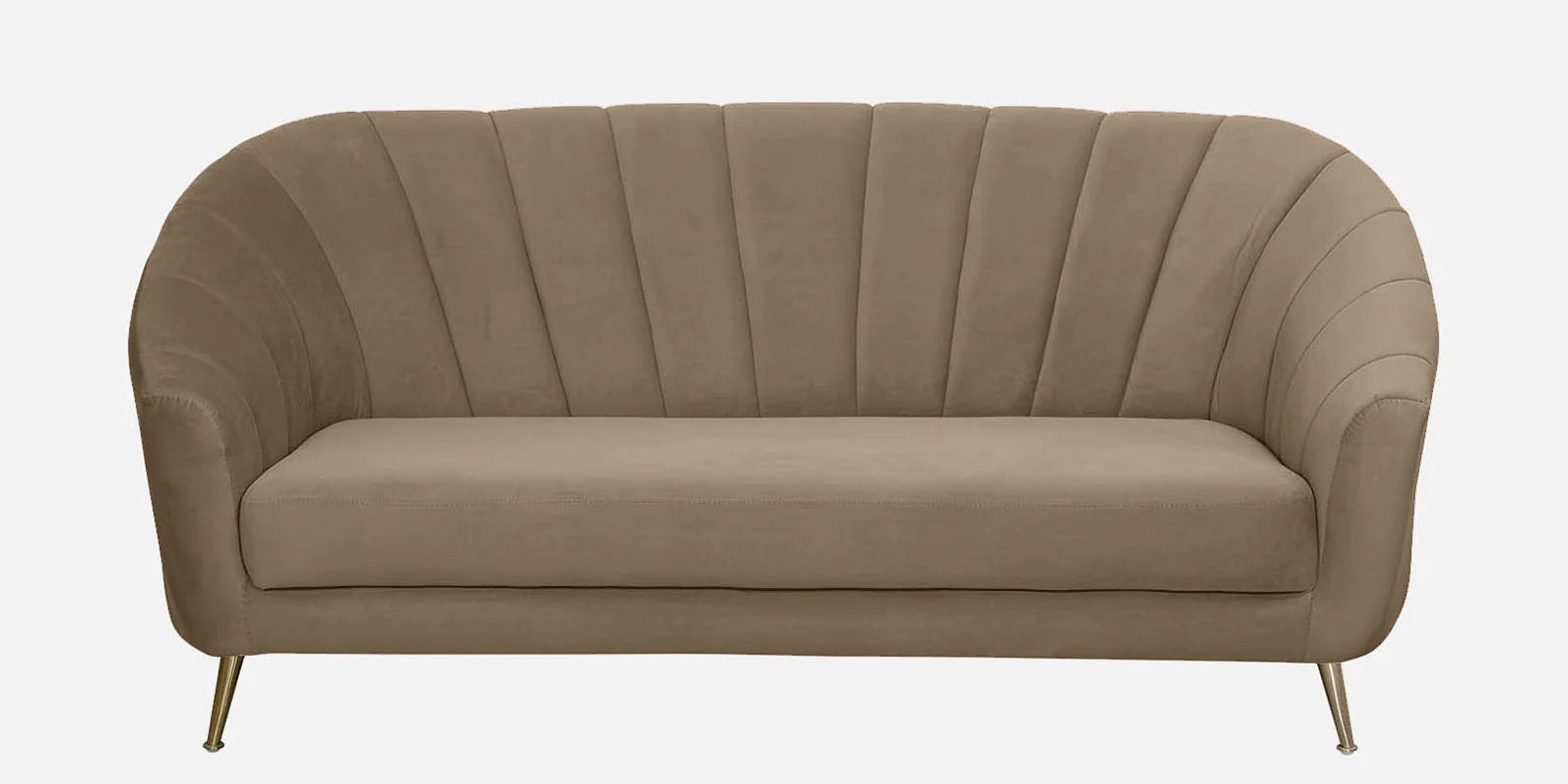 OPAL MODERN UPHOLSTERED SOFA WITH METAL LEGS