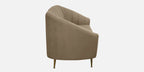 OPAL MODERN UPHOLSTERED SOFA WITH METAL LEGS