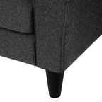 OSLO URBAN GREY FABRIC THREE SEATHER SOFA