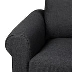 OSLO URBAN GREY FABRIC THREE SEATHER SOFA