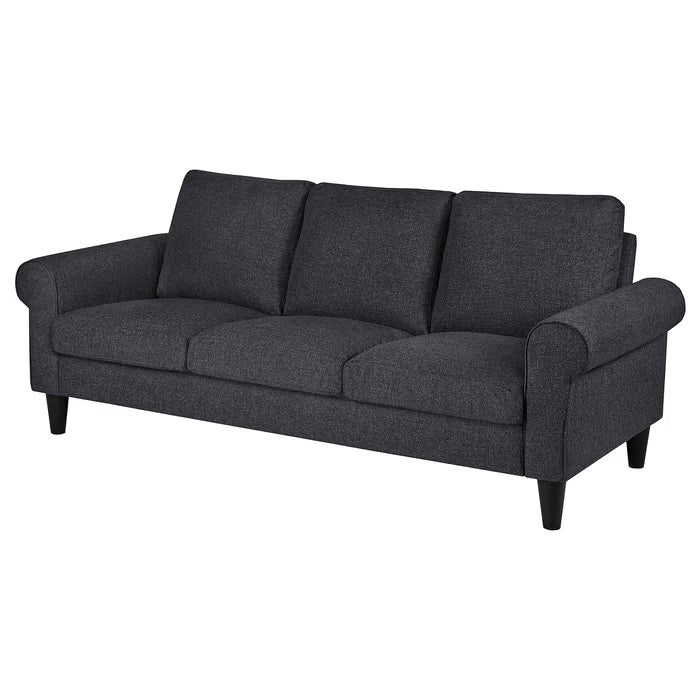OSLO URBAN GREY FABRIC THREE SEATHER SOFA