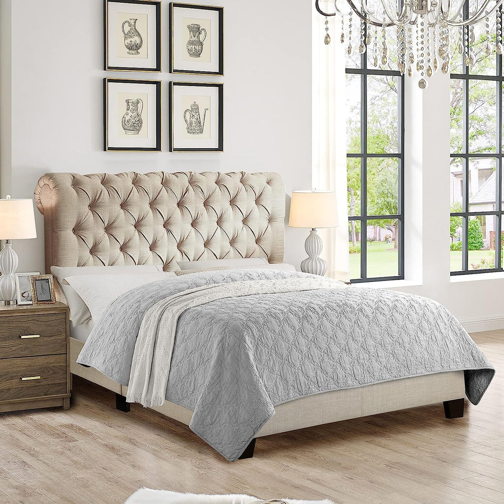 REGAL TUFT LUXUARY UPHOLSTERED BED