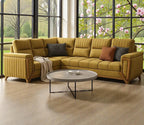 REGAL MUSTARD COMFORT L-SHAPE SOFA