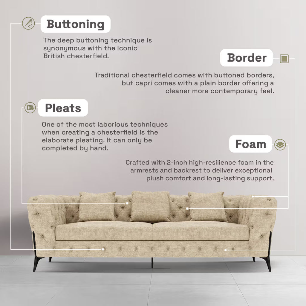 REGALIA TUFTED LUXURY SOFA